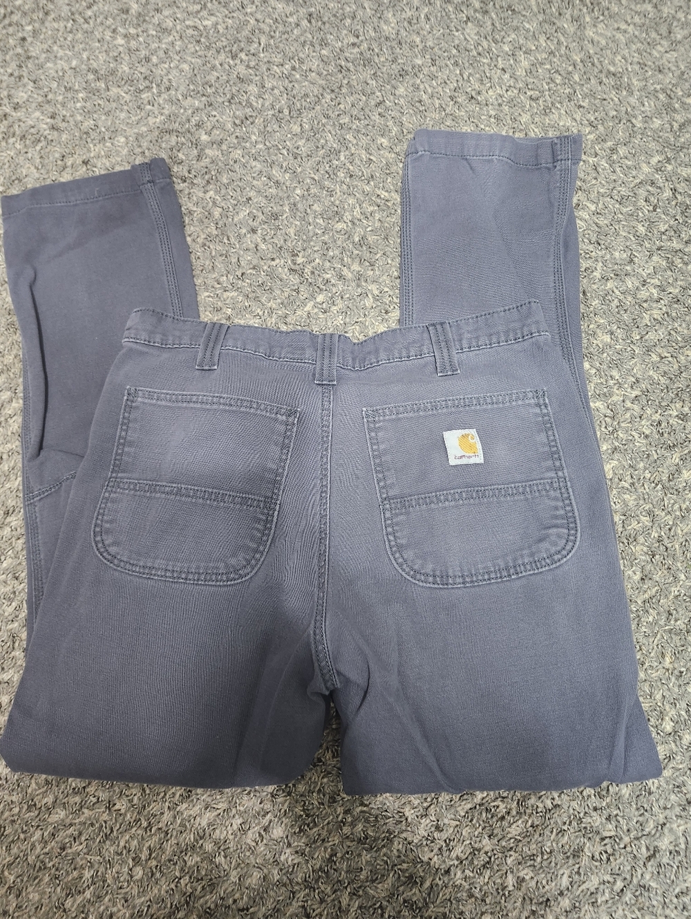 Carhartt Straight Fit Pants in Charcoal Gray